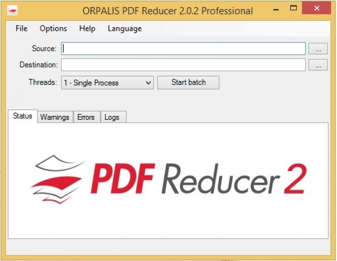 PDF Reducer Interface