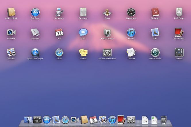 Mac OS X Lion desktop