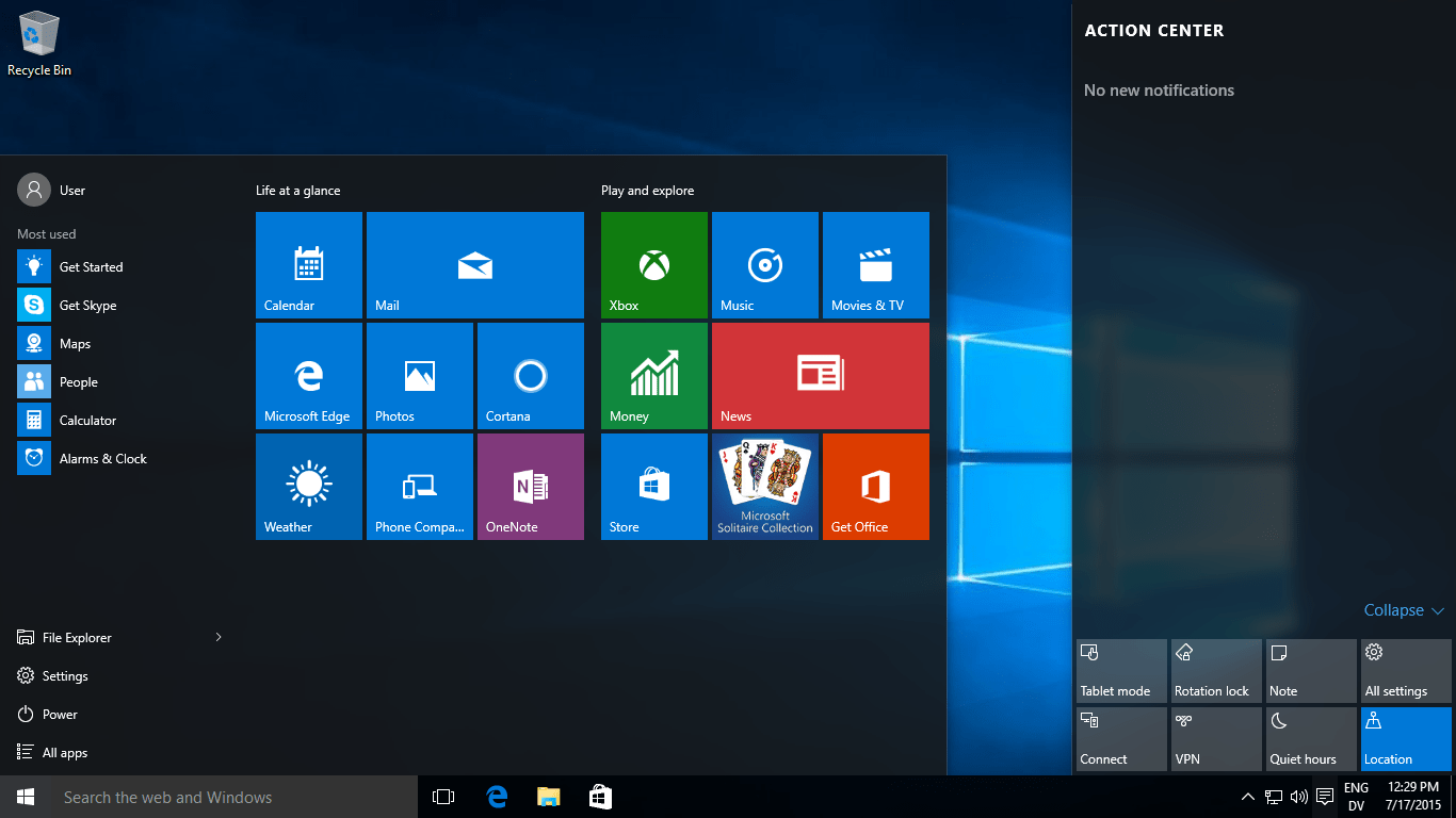 2016 windows 10 free download