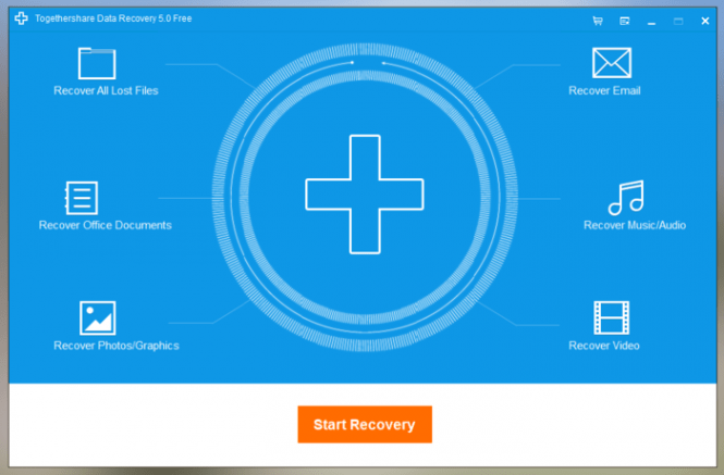 TogetherShare Data Recovery interface