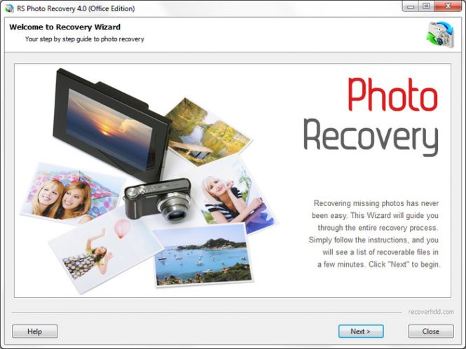 RS Photo Recovery Wizard