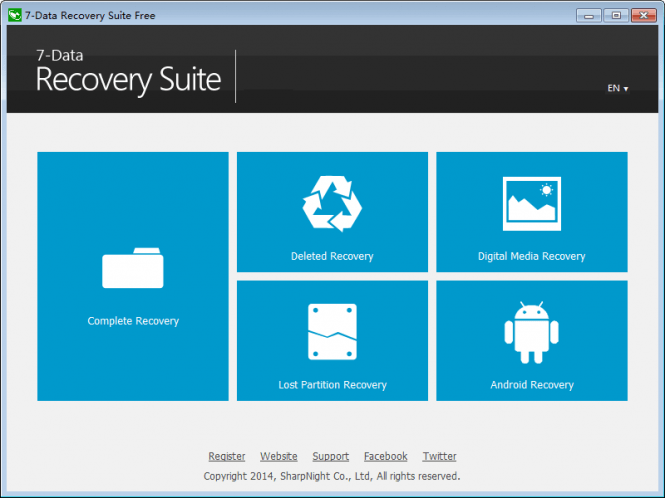 7-Data Recovery Suite interface