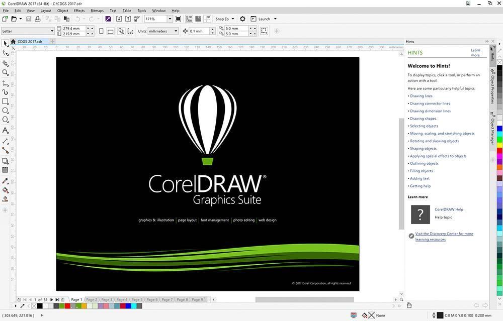 CorelDRAW Graphics Suite 2017 download in one click. Virus free.