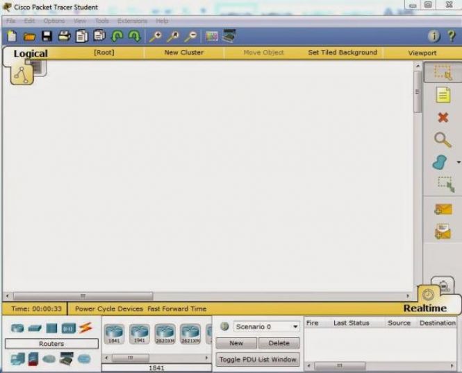 Cisco Packet Tracer Main Interface