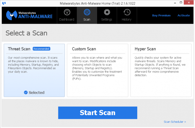 malwarebytes installer