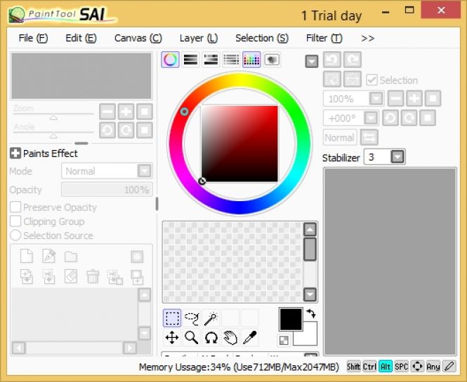 PaintTool SAI First Start