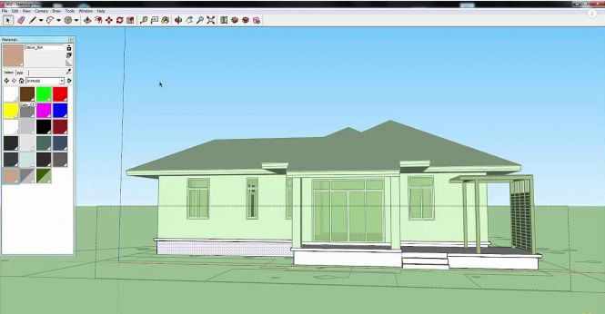 SketchUp Pro 2015 Interface