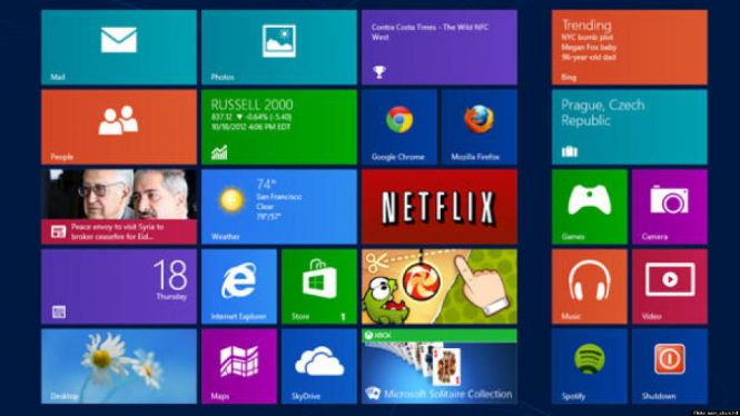 Windows 8.1 with Bing SKU interface