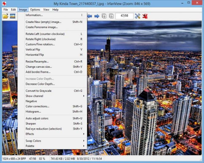 download the new for windows IrfanView 4.66