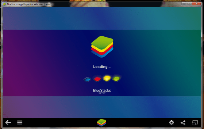 BlueStacks main screen