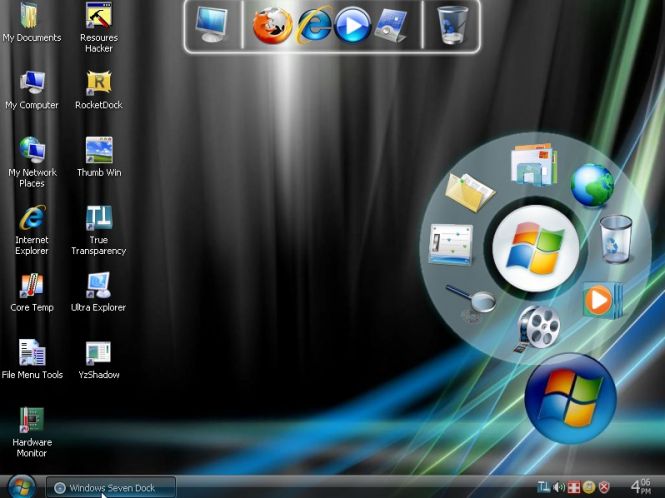 Windows XP SP3 Vienna Edition customizable visuals