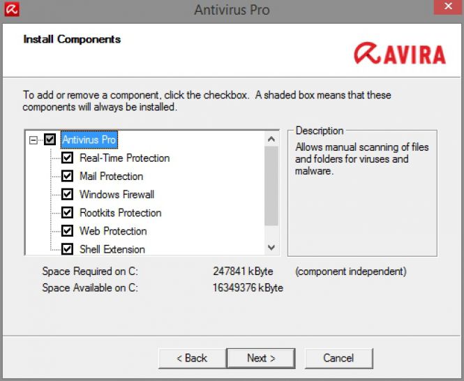 Avira Antivirus Pro 2015 setup