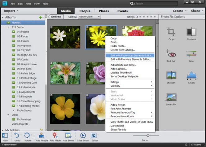 Adobe Photoshop Elements 11 tools