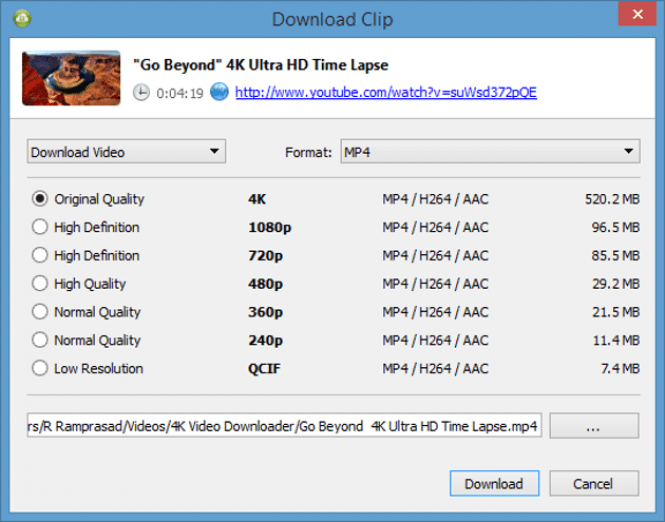 4k video downloaded file virus