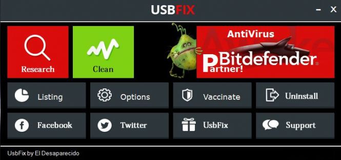 USBFix 2016 interface
