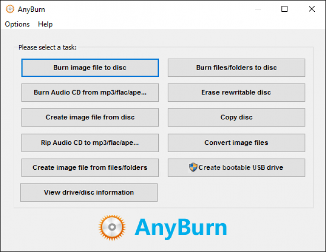 free instals AnyBurn Pro 5.7