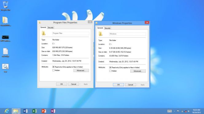 Windows 8.1 Pro desktop