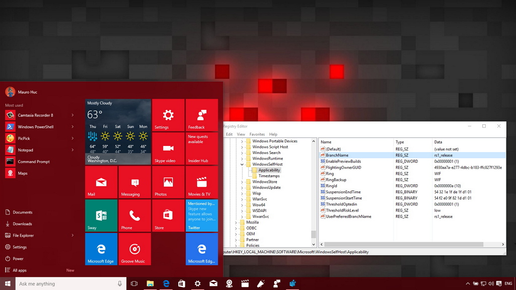 windows 10 pro redstone download