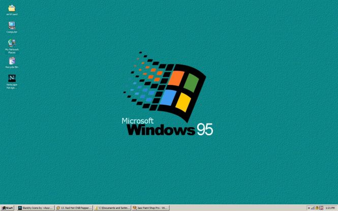 Windows 95 desktop
