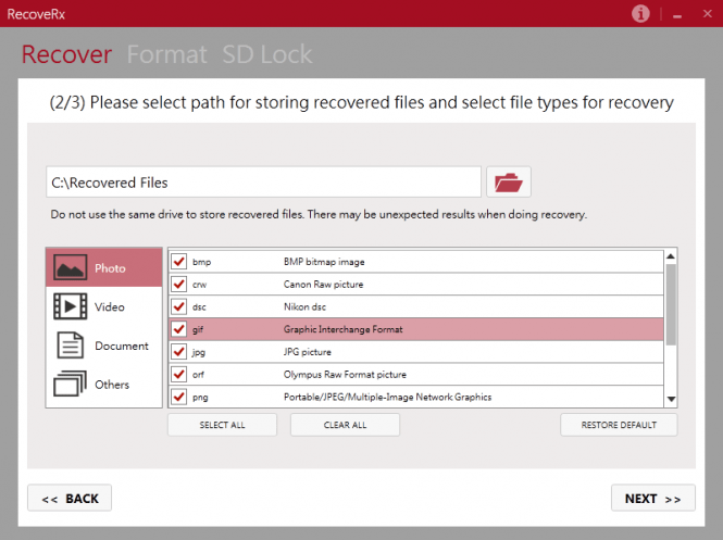 RecoveRx guiding you through the recovery process