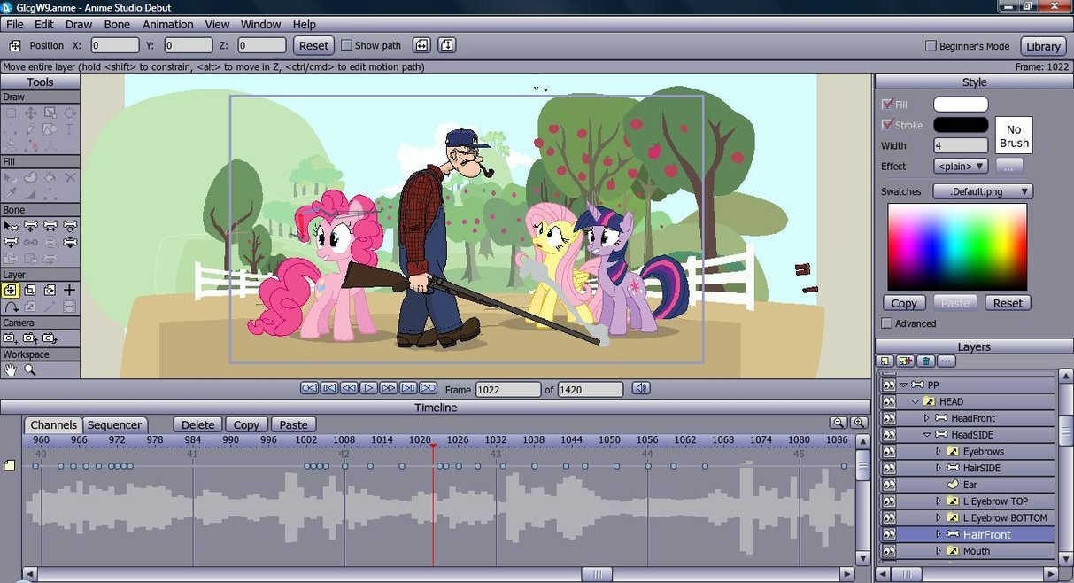 lip sync in anime studio pro 10