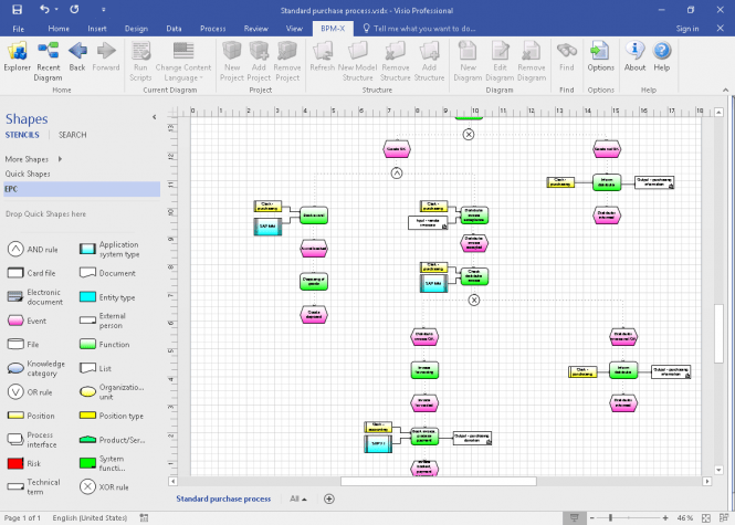 Visio 2016 templates