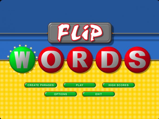 Flip Words screen