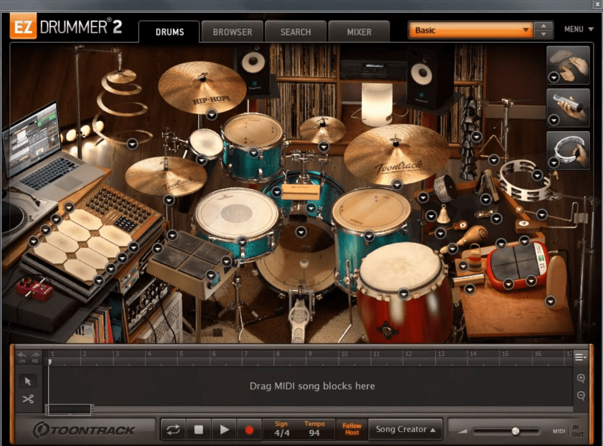 EZDrummer 2 by Toontrack - download in one click. Virus free.