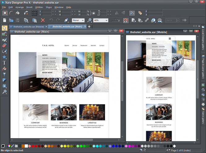 difference between xara designer pro x and x365