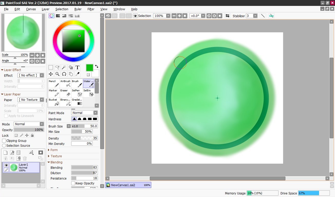 paint sai tool