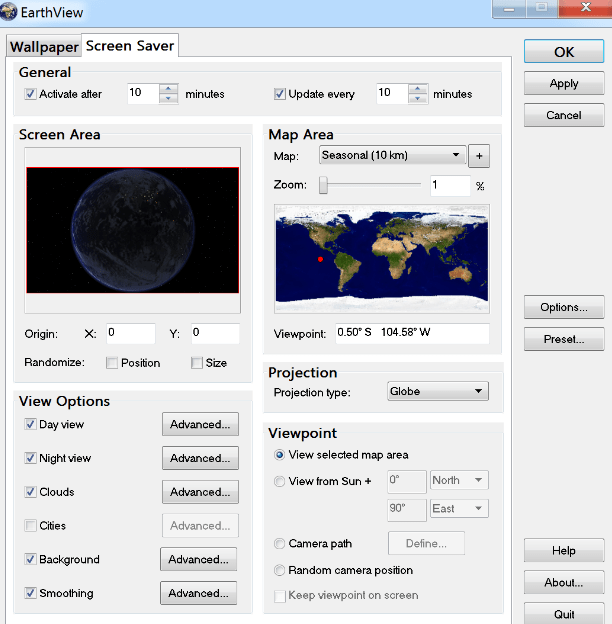 downloading EarthView 7.7.5