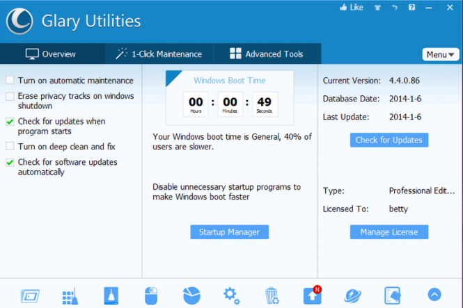 Glary Utilities Pro 6.2.0.5 download the last version for ios