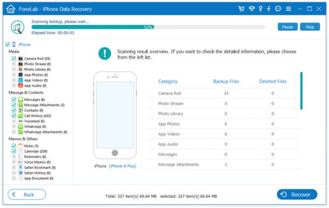 FoneLab iPhone Data Recovery 10.5.82 download the last version for ios