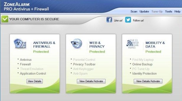 zonealarm free firewall offline installer