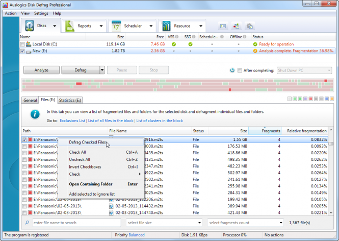 Auslogics Disk Defrag Pro 11.0.0.3 / Ultimate 4.13.0.0 download the last version for mac