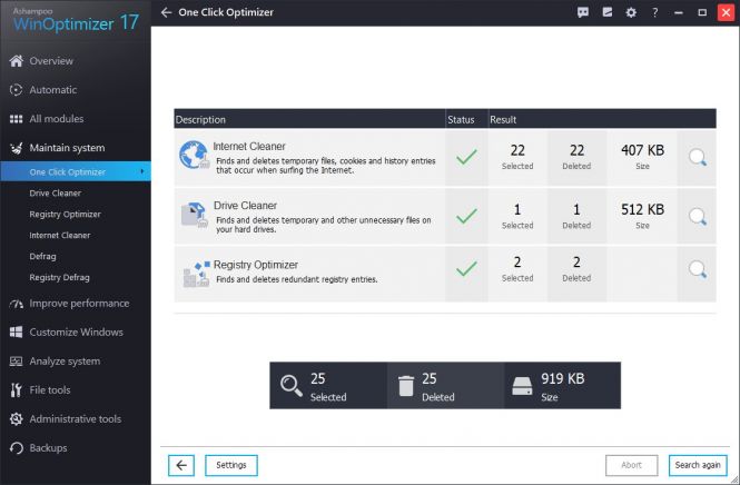 ashampoo winoptimizer 17