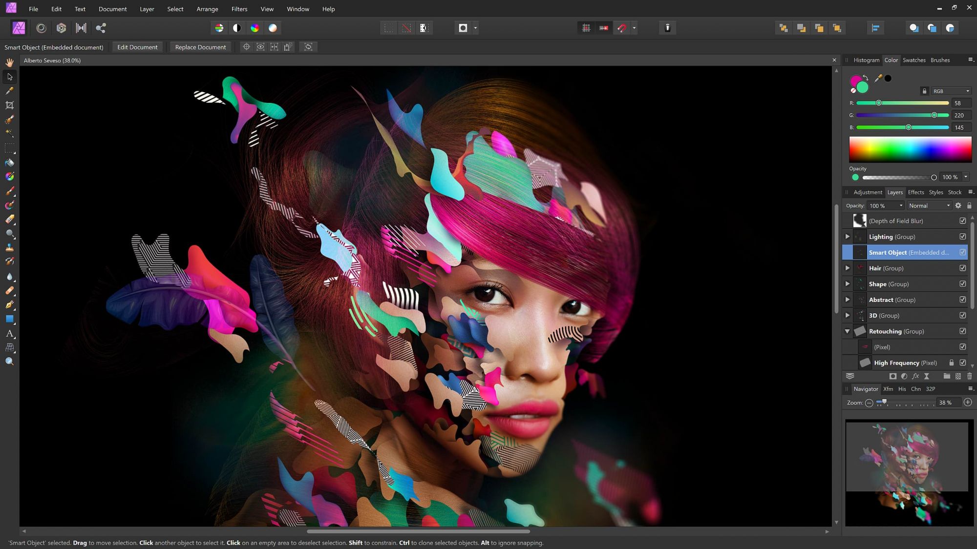 editing photos in affinity photo