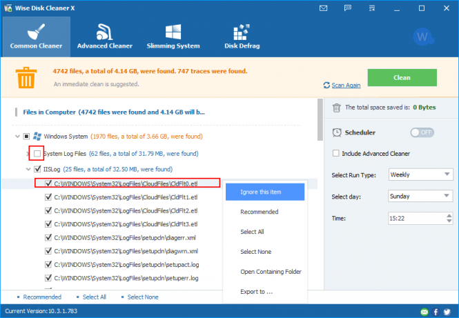 Wise Disk Cleaner 11.0.3.817 free instal